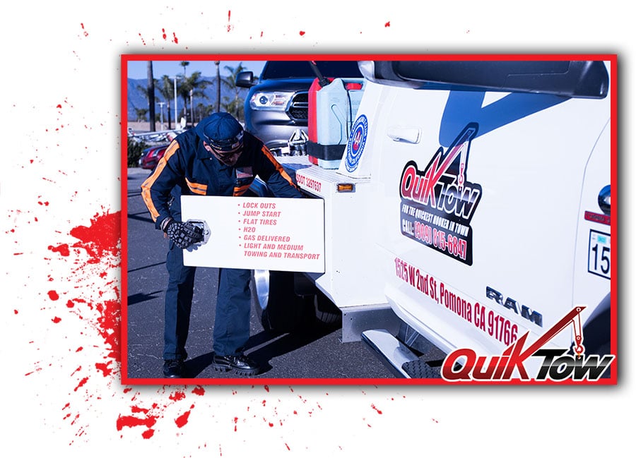 Roadside Assistance In Pomona California | Quik Tow